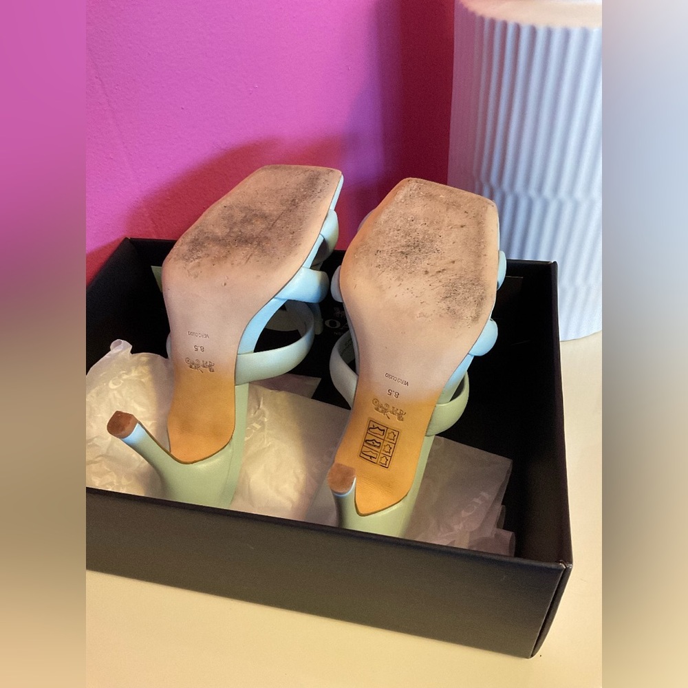 Coach High Heel Sandals Size 8.5 - Picture 7 of 8